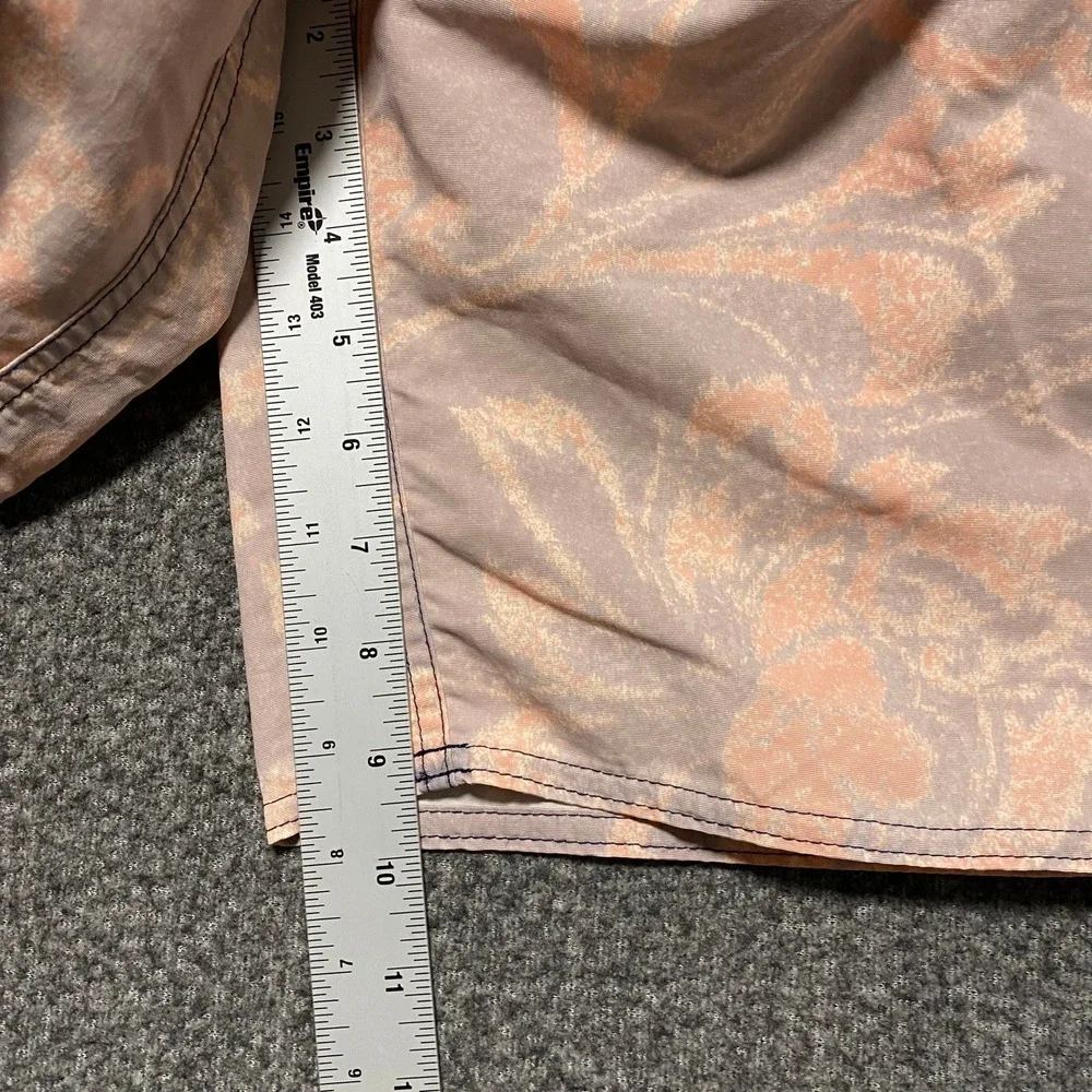 Vintage Patagonia Boardshorts Swim Surf Trunks Mens 32 Pink Purple Floral Wave